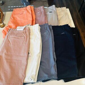 Joe's Jeans Brixton Slim Fit 9 Inch Cotton Shorts 9 Pairs